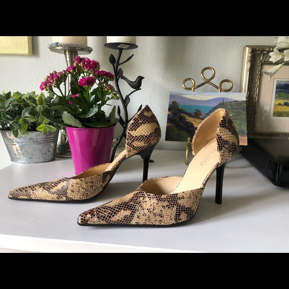 Aldo snakeskin stilettos